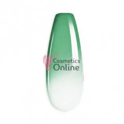 Dipping Powder Amelie Temperature Color Change de 5g Cod ATC011 Verde cu Alb